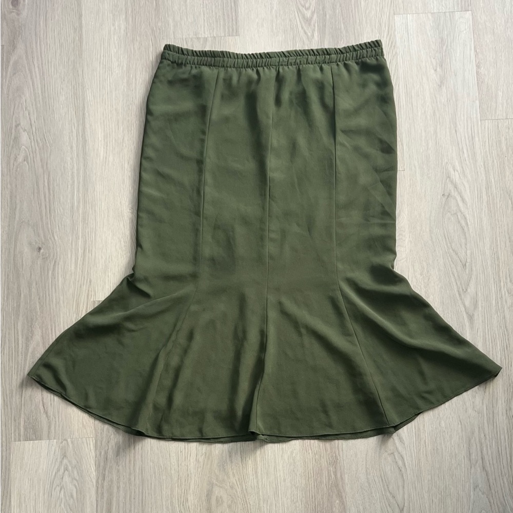 Olive Green Women's Skirt
